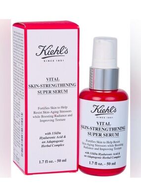 Kiehl's Vital Skin-Strengthening Super Serum - Red and White Packaging